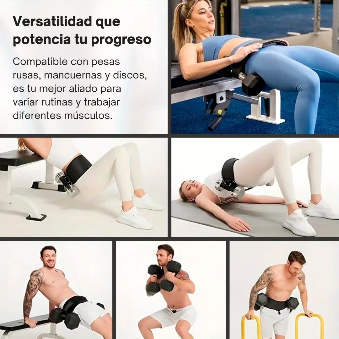 CINTURÓN FITNESS AJUSTABLE CON HEBILLA